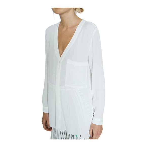 Topshop Side Split Oversized Shirt - Picture 2 of 7